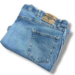 Wrangler Premium Quality Comfort Guaranteed‎ Relaxed Fit Jeans Mens 48x30 Blue